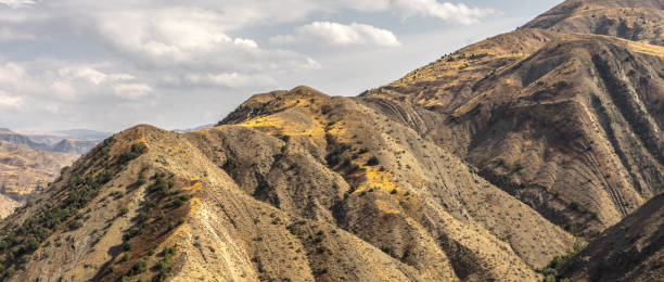 istock Mountain range and sky in Armenia wide screen 860274636