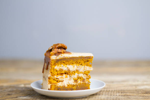 istock of cake with caramel and nuts 860278622
