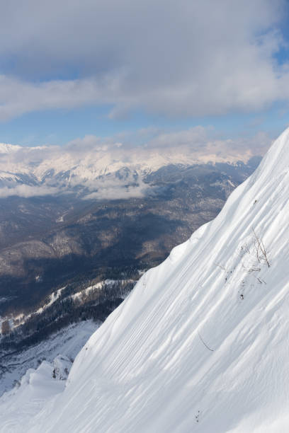 istock Snowy mountains in Russia 860291834