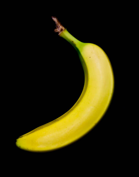 istock Fresh Banana on Black Background 860298892