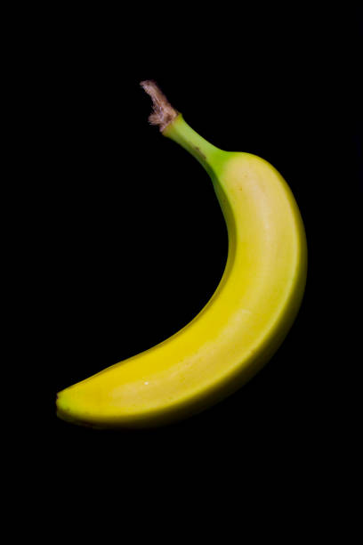istock Fresh Banana on Black Background 860298980