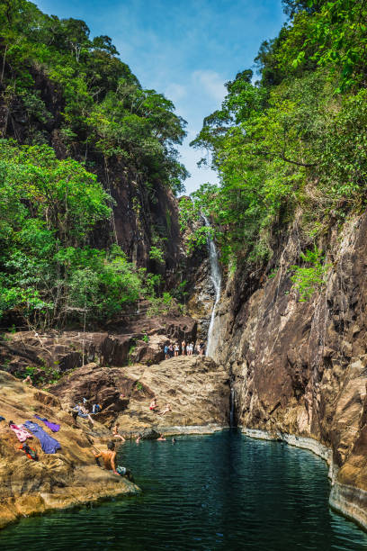 istock Waterfall on the island of Koh Chang in 860312734