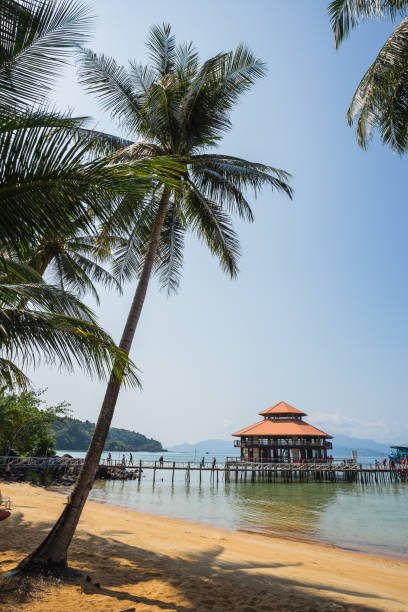 istock Beautiful tropical beach at island Koh Chang 860312976