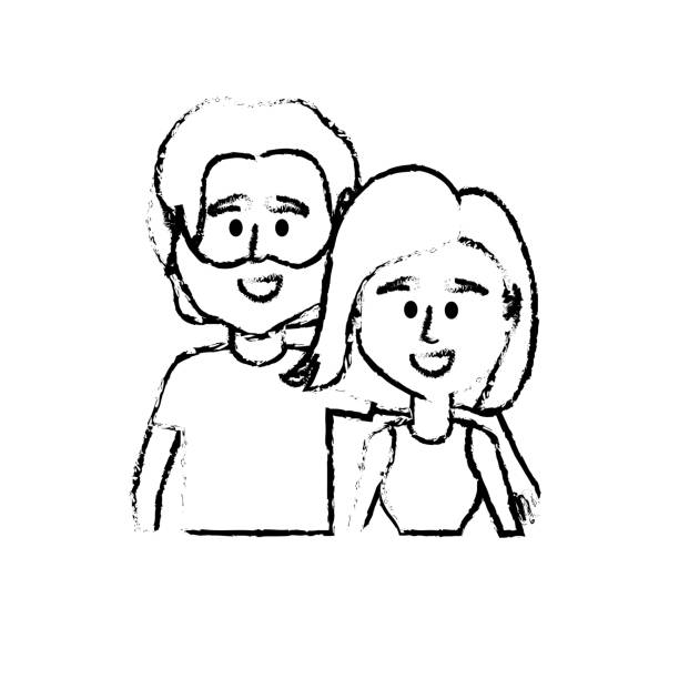 istock figure couple together with casual clothes 860317138