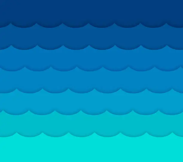 Vector illustration of Waves Background