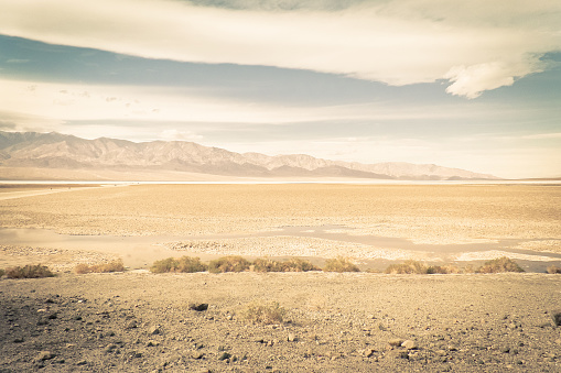 Road trip through Death Valley wilderness.