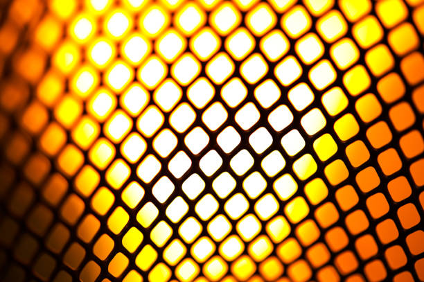 istock Mesh Black on similar orange flame 860327952