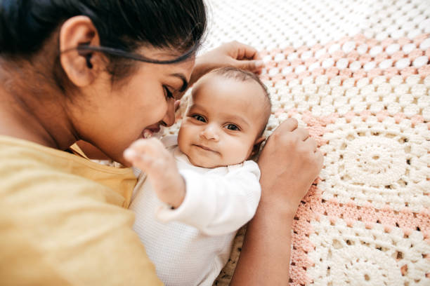 istock Mom and baby indoor 860328702