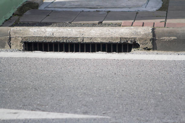 istock Water drainage old on the way 860359226