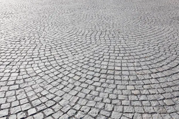 Photo of Old square stone paving