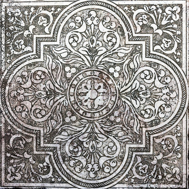 istock slate floor old tile ornamental vintage 860366836