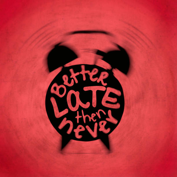 60+ Better Late Than Never Illustrations - iStock