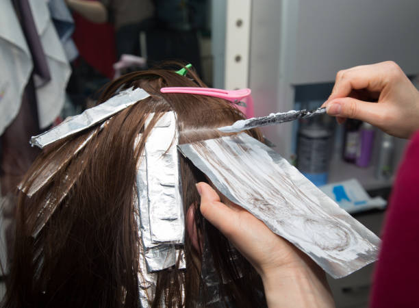 istock weave hair in salon 860369982