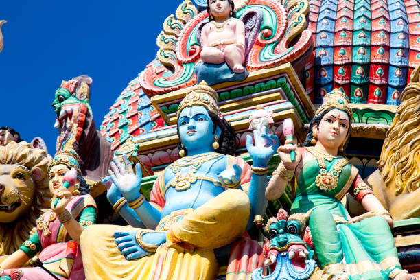 istock Hindu temple in Singapore Chinatown 860374244