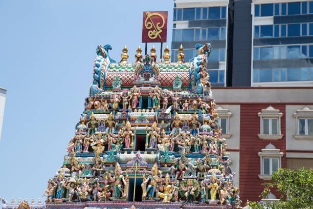 istock Hindu temple in Singapore Chinatown 860374268