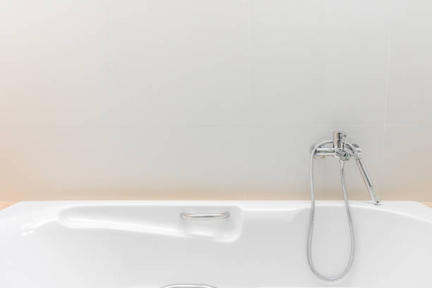 istock bathtub decoration in bathroom interior 860378066
