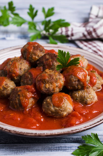 istock Traditional spicy meatballs 860378112