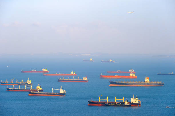 istock Shipping industry of Singapore 860403204