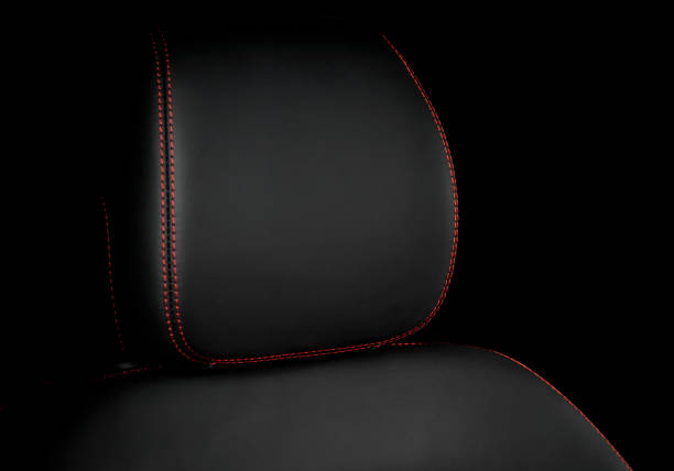 Part of  leather car seat details