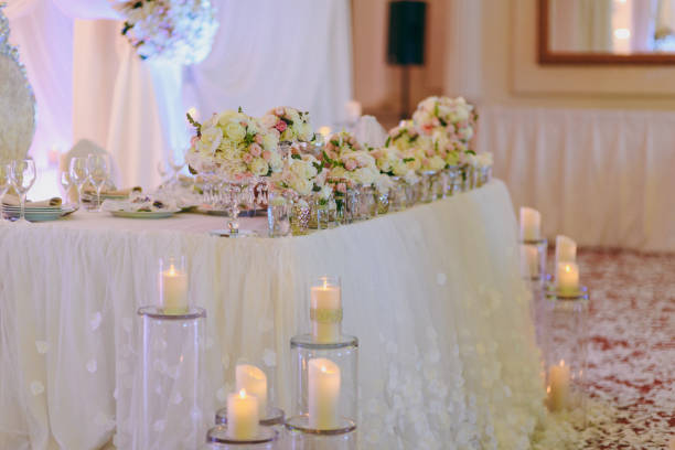 istock Decoration of tables at the wedding 860423704