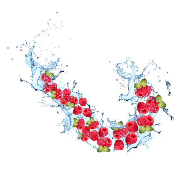 Splash with berries