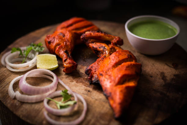 istock Chicken Tandoor and Salad 860428054