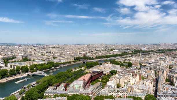 istock Paris view skyline from Eiffel Tower, Paris, France 860428614
