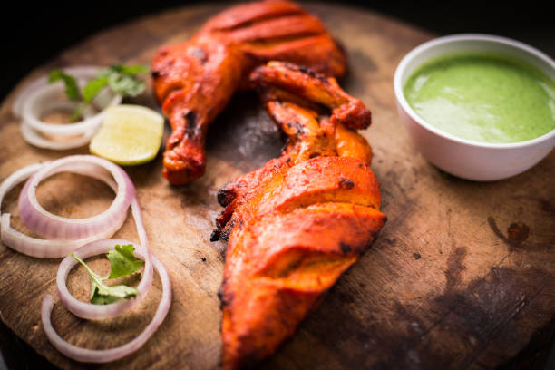 istock Chicken Tandoor and Salad 860428828