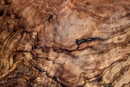 Fondo de textura de madera marrón oliva de cerca. Fondo madera vintage 