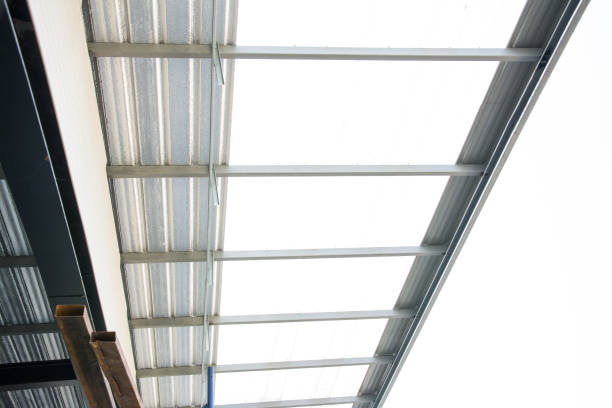 istock metal roof construction 860439470