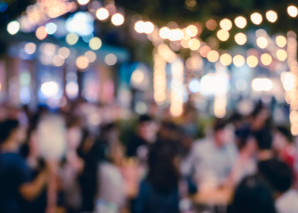 istock Festival Event Party with People Blur Background 860440006