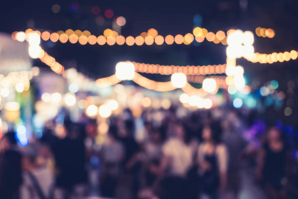 istock Festival Event Party with People Blurred Background 860440038