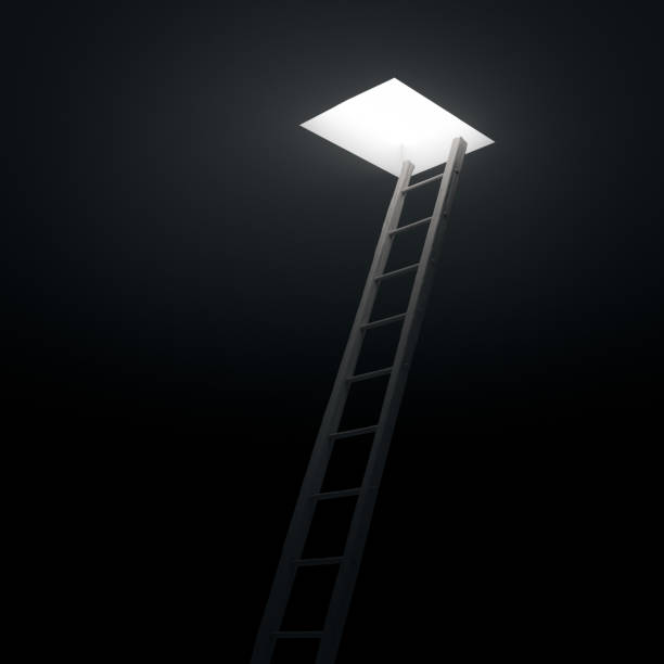 istock Old Ladder leading to the light 860444120