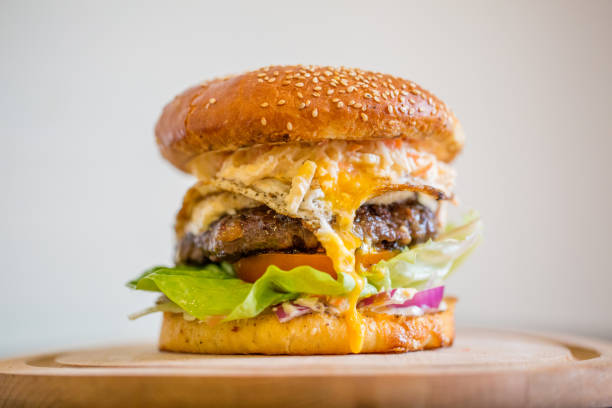 istock close up of tasty egg burger 860454232
