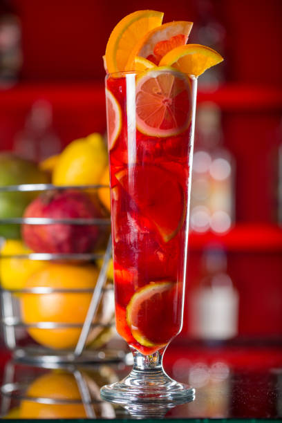 istock Fresh cocktail juice made of oranges 860455136