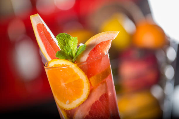 istock Fresh cocktail juice made of oranges 860455174