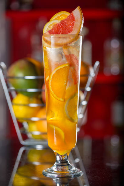 istock Fresh cocktail juice made of oranges 860455308