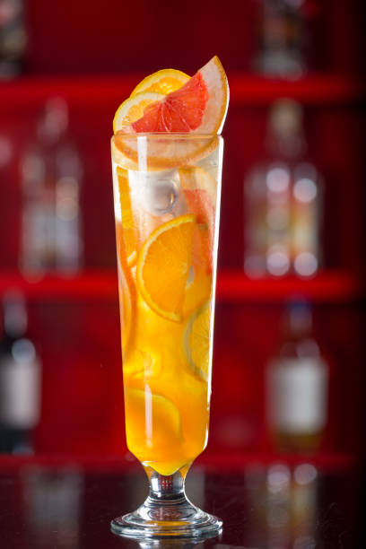 istock Fresh cocktail juice made of oranges 860455318