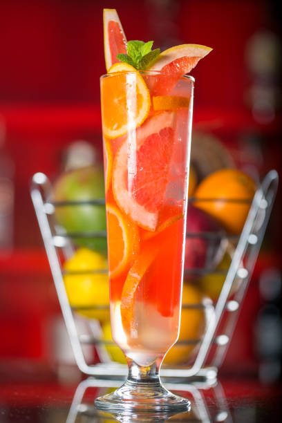 istock Fresh cocktail juice made of oranges 860455398