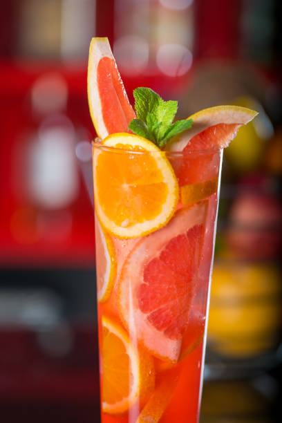 istock Fresh cocktail juice made of oranges 860455488