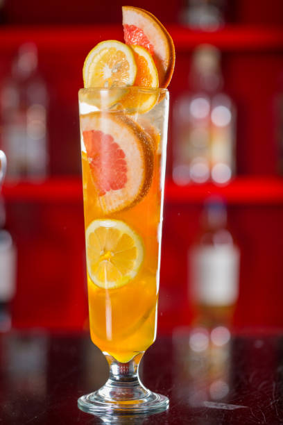 istock Fresh cocktail juice made of oranges 860455518