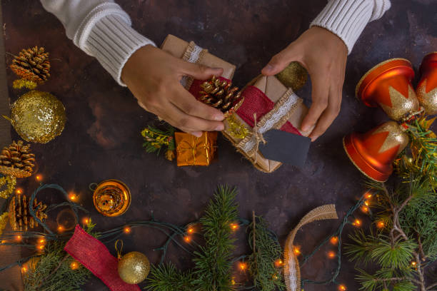 istock Christmas gifts 860459550