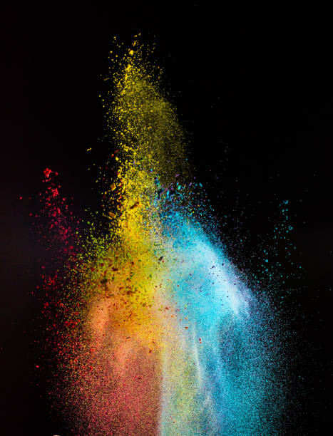 istock Freeze motion of colored dust explosion 860462496