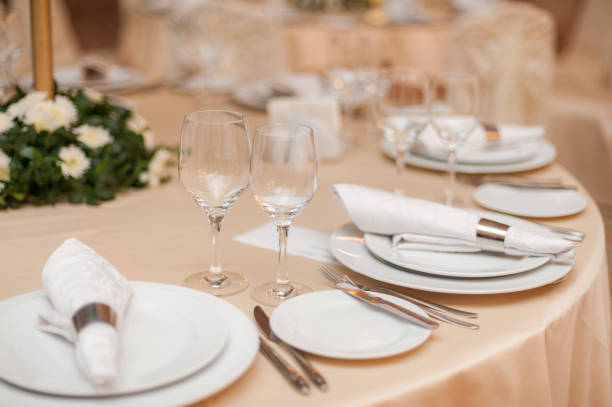 istock Decoration of tables at the wedding 860464500