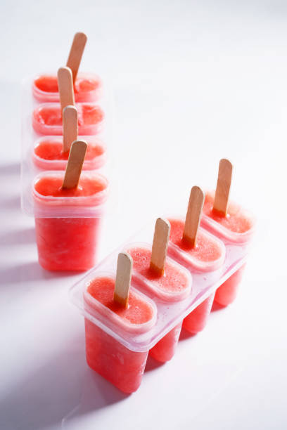 istock Homemade watermelon popsicles; ice pop 860469140