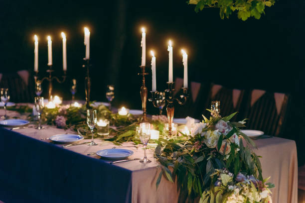 istock Decoration of tables at the wedding 860475674