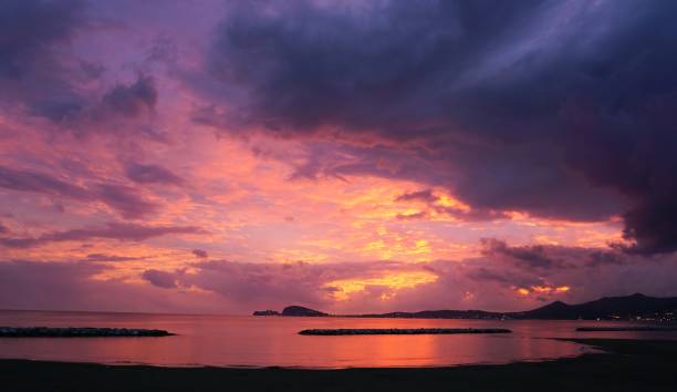 istock Sunset over the sea in Gaeta 860479862