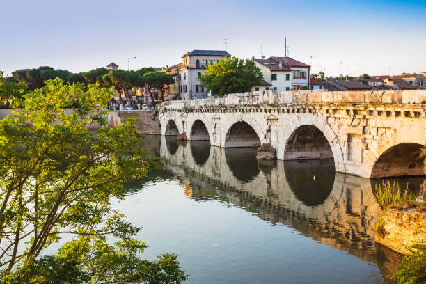 istock Bridge of Tiberius (Ponte di Tiberio) in Rimini 860480686