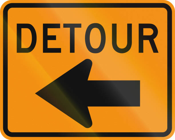 istock United States MUTCD road sign - Detour 860480926