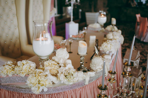 istock Decoration of tables at the wedding 860488340